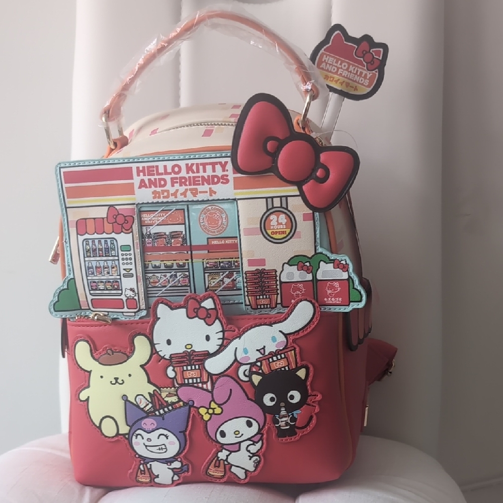 Boxlunch Exclusive NEW Charming Hello Kitty and Friends Kawaii Mart backpack